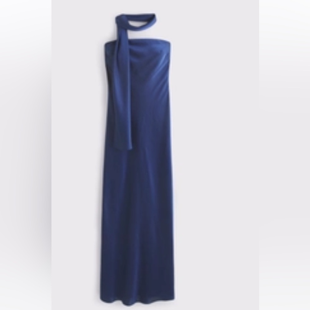 Abercrombie Julia Strapless Scarf Maxi Dress